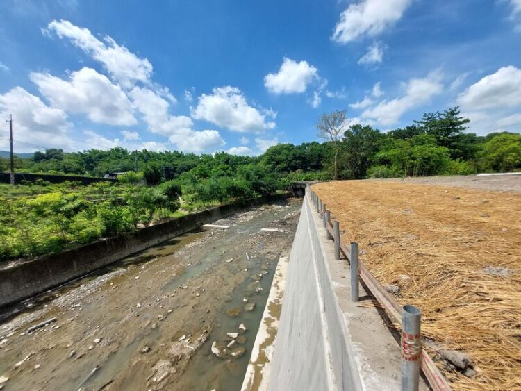 臺南市南化區野溪護岸復建工程提前完工 汛期及時發揮功效