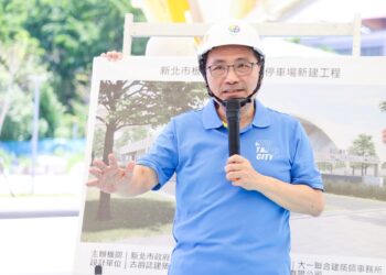 板橋溪北公園地下停車場工程邁入完工倒數 新北市長侯友宜：盼年底啟用紓解停車壓力
