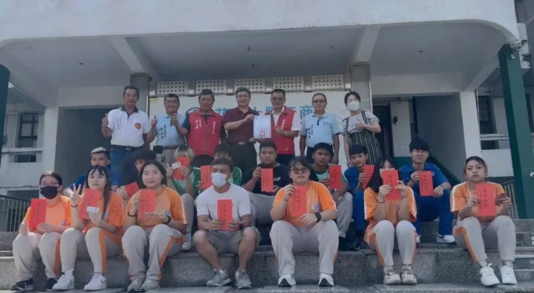 聖南宮吉安媽公益愛心列車啟航 首站上騰工商