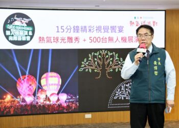 臺南鬧區首見熱氣球光雕秀與無人機展演 6月21日登場 打造今夏視覺盛宴