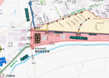 臺南新營建業O幹線雨水下水道動工 打造分洪導流新模式 強化排水抗淹能力