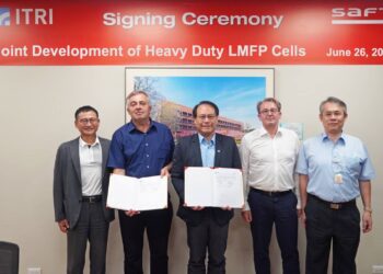 工研院攜手法國Saft合作磷酸錳鐵鋰電池技術 深度整合材料與電池技術