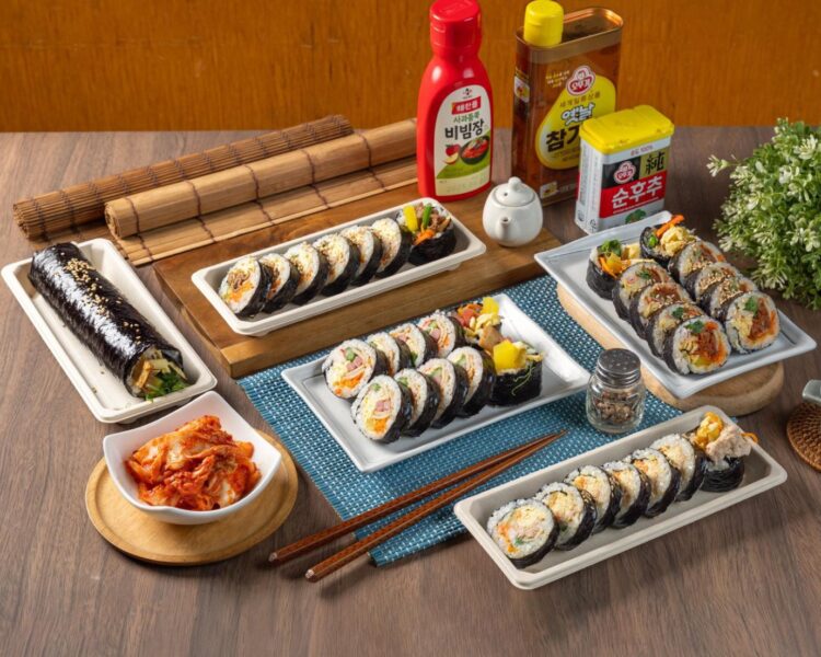 板橋黃石市場美食 人氣韓式飯捲推薦 現捲現賣料多實在