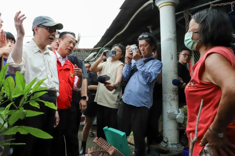 視察嘉縣淹水地區 卓榮泰：中央地方合力推動系統性治水