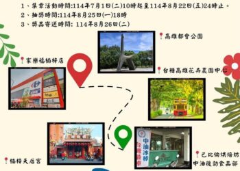 斗杓「楠梓」集章趣 集章抽獎有玩又有拿