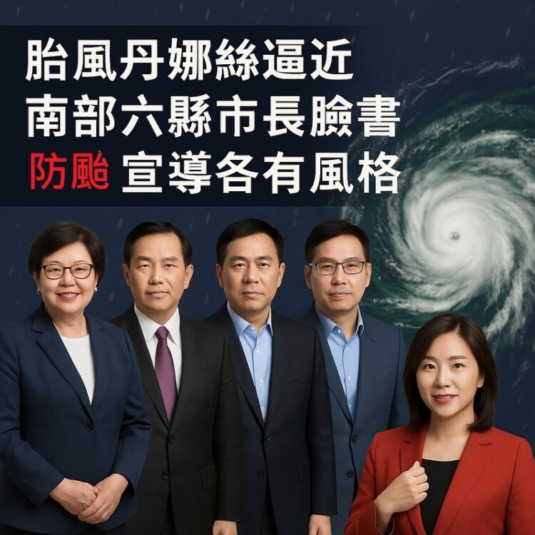 颱風丹娜絲逼近 南部六縣市長臉書齊發聲 防颱宣導各有風格
