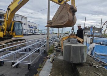 台南水利局嚴防暴潮 火速完成青鯤鯓堤防加高工程