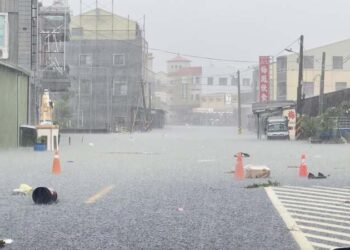 0728豪雨造成後壁積淹水 17位年長者撤離或依親安置