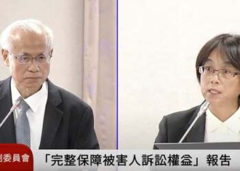 立法委員林倩綺司法法制委員會質詢 直指被害人保護三大漏洞