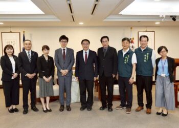 日本秋田市長沼谷純訪臺南市府 黃偉哲市長盼深化日臺教育體育交流情誼