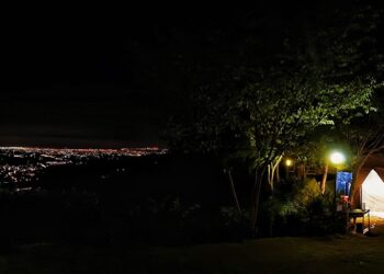 新竹百萬夜景尖石鄉露營區 雲海四季共享