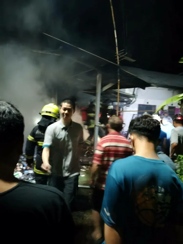 製作筍乾不慎惹禍 中寮消防奮戰撲滅火勢
