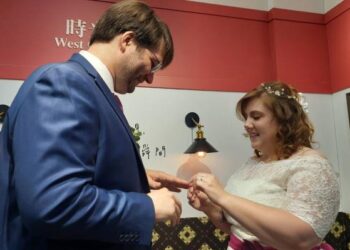 從德國到臺南：浪漫古都吸引國際新人結婚，德國新人跨海浪漫登記結婚！