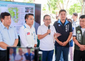 新北市中環公園啟用 新北市長侯友宜：塭仔圳重劃區開發邁入重大里程碑