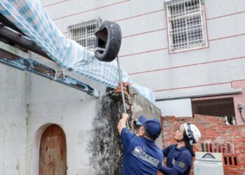 丹娜斯颱風肆虐後 大雨再次重創台南嘉義