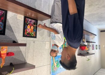 畫出心中的偶像爸爸 藝術療育助憨兒表達情感