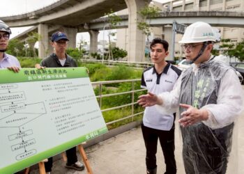 楊柳颱風來襲前夕 賴瑞隆視察排水防洪設施 並解決各低窪地區問題