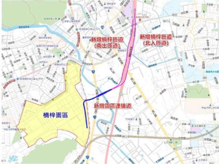 高雄楠梓園區交通大升級！155億打造科技廊帶路網 助攻台積電高雄廠、9600億產值起飛