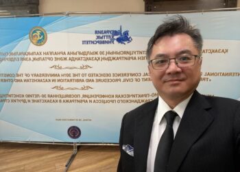 高雄大學廖義銘教授哈薩克演講 獨挑台灣國際學術交流重任