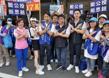守新竹拒惡罷並肩林思銘 藍營年輕戰將竹東集結