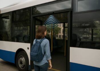 中興大學攜手產業推出AI 主動式公車防夾系統 已於大台北市區電動公車使用