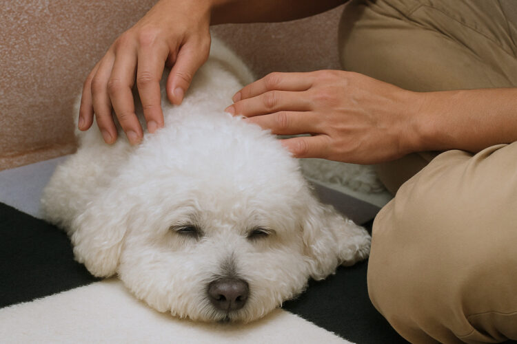狗狗也能調理身心 台南寵物按摩舒緩狗狗壓力 助毛孩恢復元氣 狗狗也能調理身心 台南寵物按摩舒緩狗狗壓力 助毛孩恢復元氣