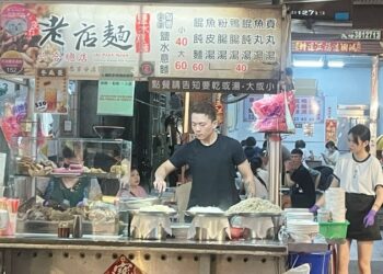 六合夜市老店麵鹽水意麵-承載高雄半世紀的夜市記憶 票選編號5