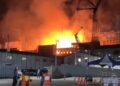 高雄興達電廠新建機組火警現已撲滅 消防局出動24車67人前往搶救無人員受傷 高雄興達電廠新建機組火警現已撲滅 消防局出動24車67人前往搶救無人員受傷