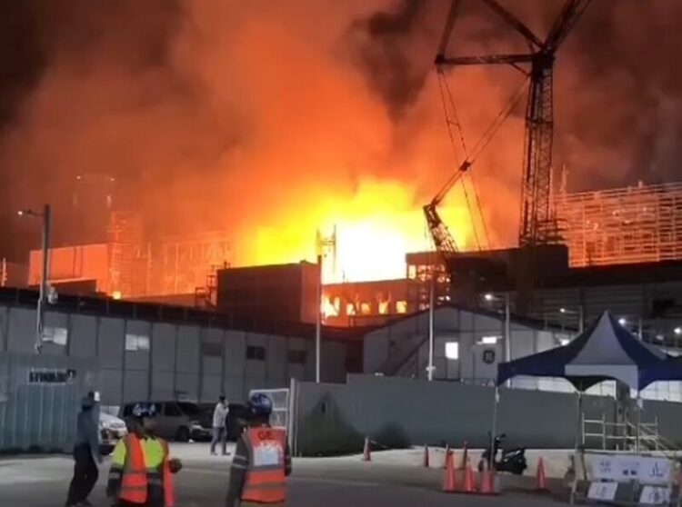 高雄興達電廠新建機組火警現已撲滅 消防局出動24車67人前往搶救無人員受傷