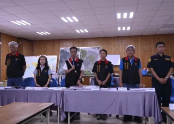 馬太鞍堰塞湖潰壩救災進度說明會 提醒志工做好自身防護 馬太鞍堰塞湖潰壩救災進度說明會 提醒志工做好自身防護