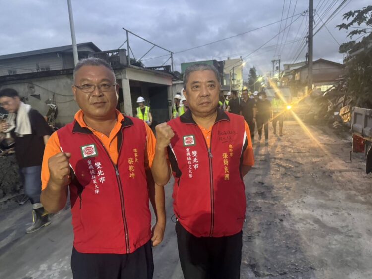 新北資源回收公會與雙北救災大隊聯手 強力支援花蓮光復鄉災區清理