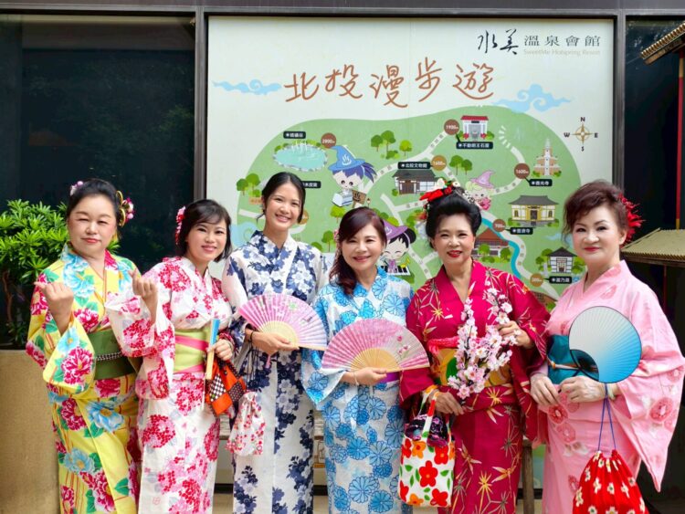浴衣美人齊聚新北投車站 以換裝體驗推廣北投溫泉與浴衣文化 浴衣美人齊聚新北投車站 以換裝體驗推廣北投溫泉與浴衣文化