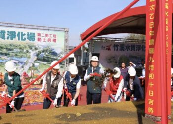 臺南市竹溪整治計畫最後一塊拼圖動土 市長黃偉哲盼重現潔淨水岸美景 臺南市竹溪整治計畫最後一塊拼圖動土 市長黃偉哲盼重現潔淨水岸美景