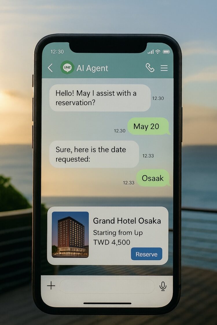 人客多AI Agent LINE訂房成亞洲亮點