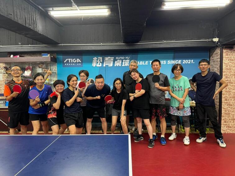 台北中山區桌球教室推薦 松育桌球館專業訓練打造全齡學習環境