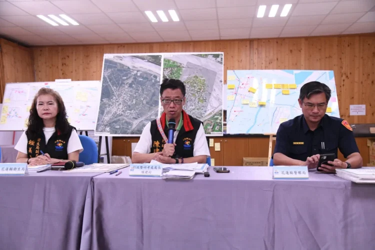 馬太鞍堰塞湖災後重建進度說明會 牙科醫療站今起開設