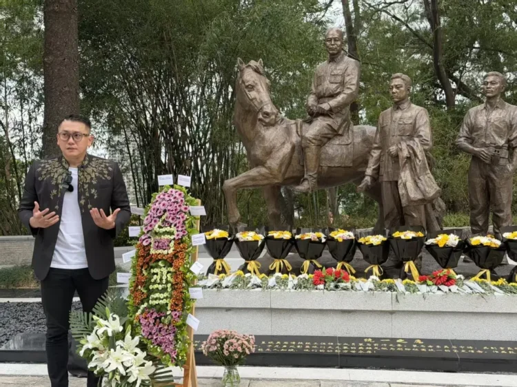 台青邱慶齡跨海追尋戰旗精神 訴說民族情懷