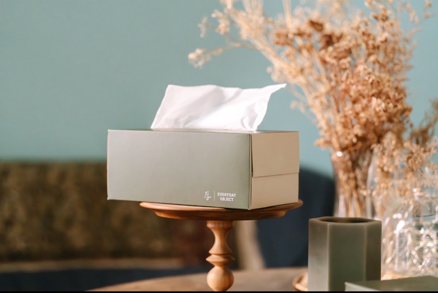 EO 聯名五月花「厚棒」推出四層盒裝面紙 以設計融入日常空間