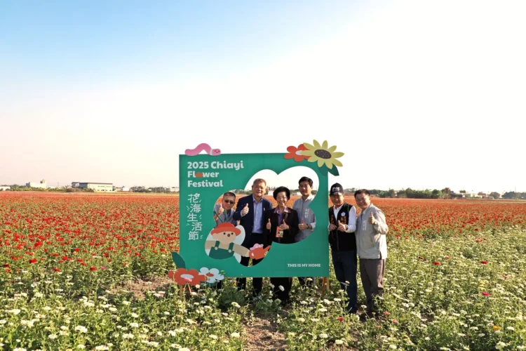嘉義花海生活節開幕 28公頃花海、百攤市集吸引人潮