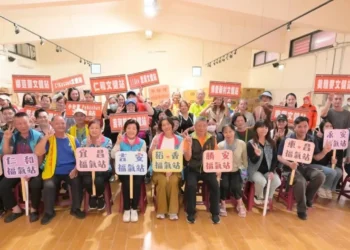 游淑貞聚宮廟愛關懷銀髮長輩 開啟友善社區健康樂齡照護網