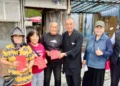 光復鄉堰塞湖災後重建 前進黨主席楊悟空與友人心手相連共同支援受災居民