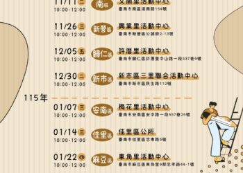 臺南市都市更新說明會第二階段啟動 7場次巡迴推動社區自主更新與永續再生