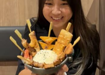 台中個人燒肉！自己做烤串丼！好吃又好玩！