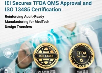 IEI 通過 TFDA 醫療 QMS 查驗 加速國際醫材設計移轉與量產部署 IEI 通過 TFDA 醫療 QMS 查驗 加速國際醫材設計移轉與量產部署