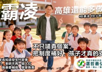 從賴瑞隆兒少案看高雄防霸凌缺口 高市第六選區三位政治人物給了三個答案