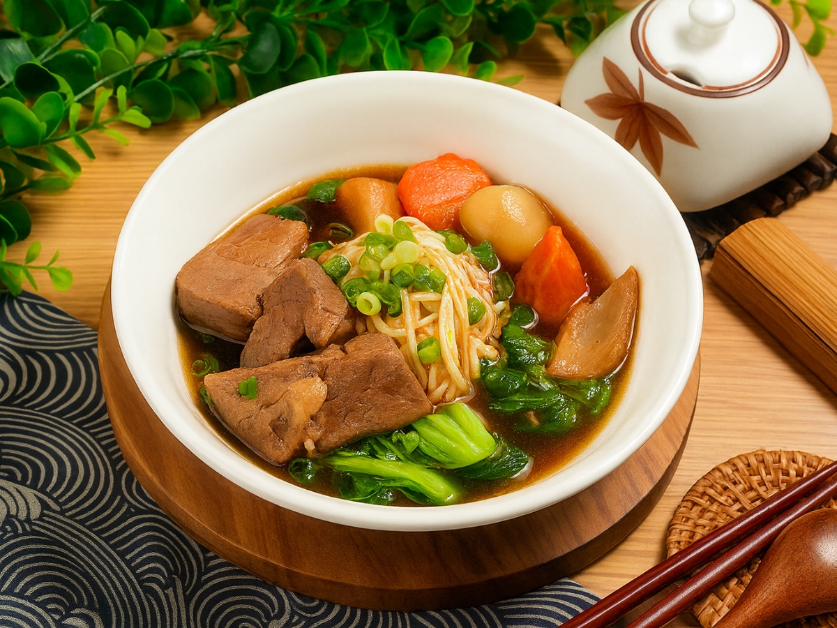 新興區牛肉麵館藏在巷弄 用手工麵和濃郁湯頭征服味蕾