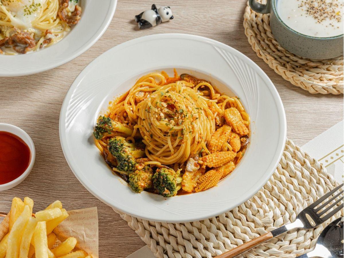 中和義大利麵推薦 堅持手作醬料 捷運中原站平價輕食餐廳