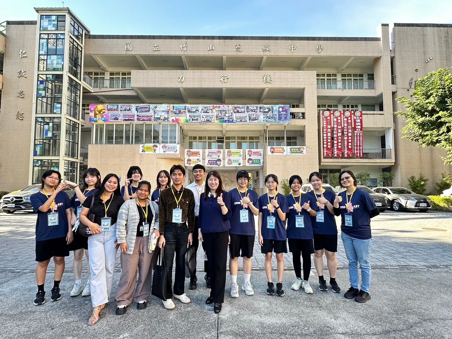 僑光科大走入竹山高中 大手牽小手跨文化美術交流 僑光科大走入竹山高中 大手牽小手跨文化美術交流