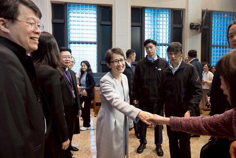 蕭美琴副總統出席長老教會聖誕聯合禮拜 肯定陪伴與關懷傳遞愛、盼望與勇氣安定人心守護臺灣
