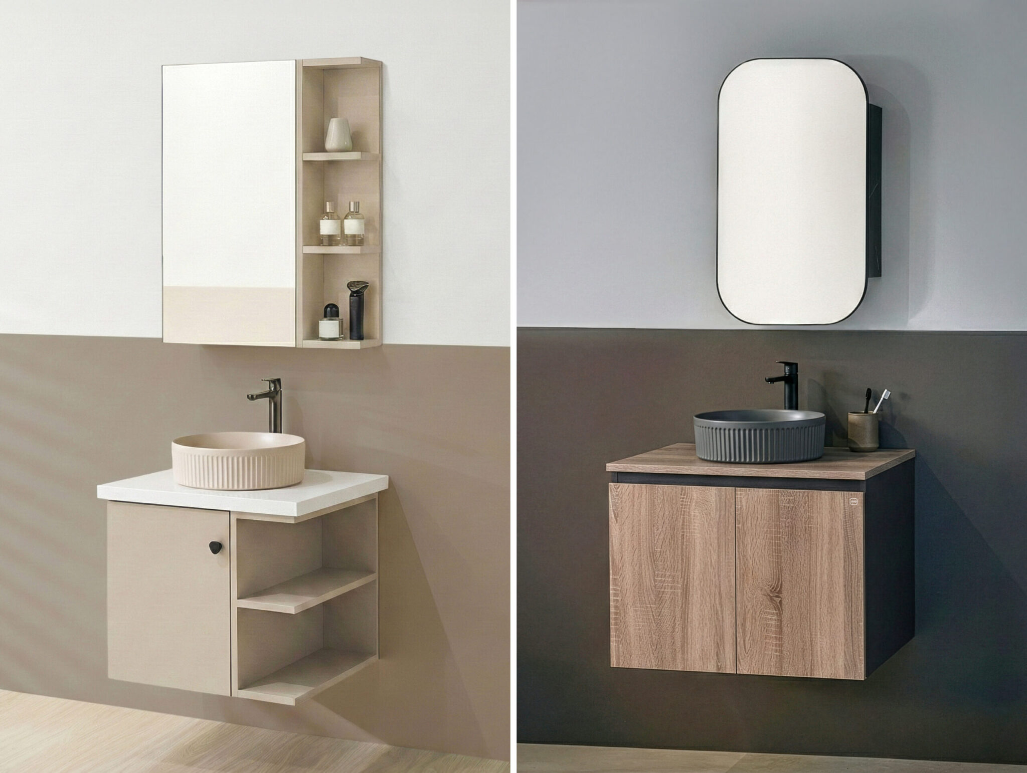 Pantone揭最新中性色趨勢 OVO京典衛浴新品「絲云灰」櫃體 打造新世代衛浴美學